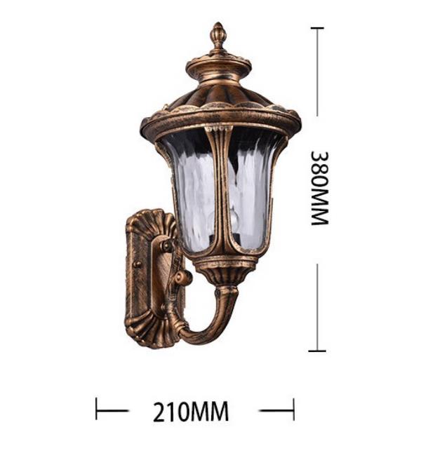 Rustic E27 Socket Retro Metal Exterior Bracket Lampa