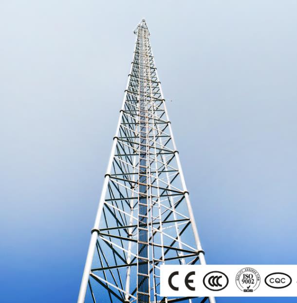 CCTV-övervakningsstång för utomhussäkerhet, starkt vindkraftverk